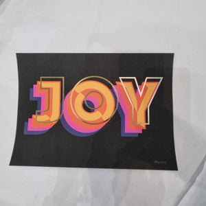 Show Pony - JOY (Gold Foil) - A4 Print