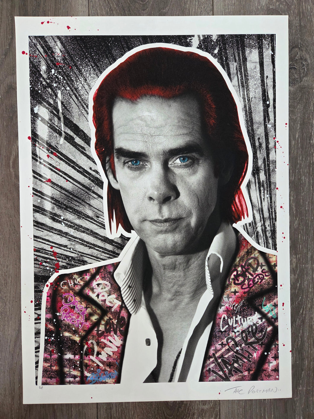 The Postman - Nick Cave Print - A2