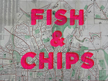 Load image into Gallery viewer, Fish &amp; Chips Brighton and Hove BH1 - Dave Buonaguidi 88x57cm