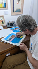 Load image into Gallery viewer, A smaller splash -  30 x 30 hand finished print - Jameson Robinson