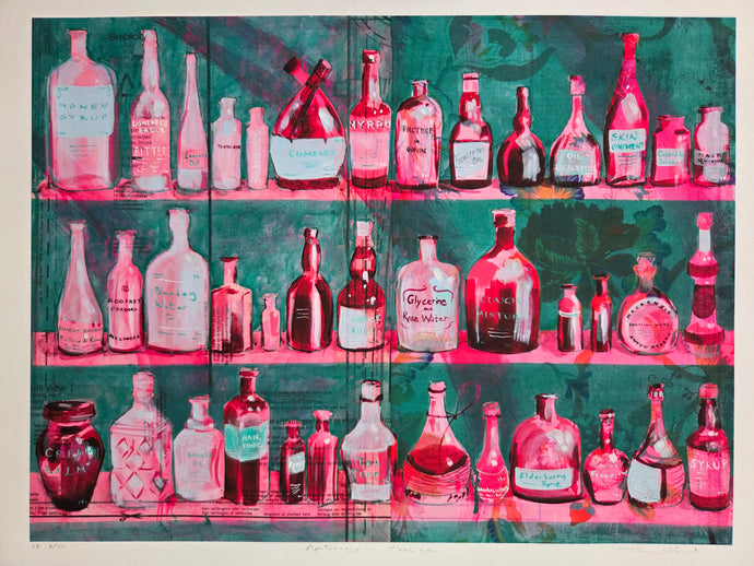 Apothecary - Hand Finished Print Ed of 10 - Pam Glew