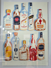 Load image into Gallery viewer, The Bar - Pam Glew - original on paper - Framed