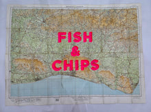 Load image into Gallery viewer, Fish &amp; Chips Brighton and South Downs BSD2 - Dave Buonaguidi 103.5 x 75.5cm