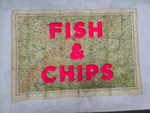 Load image into Gallery viewer, Fish &amp; Chips HERTS &amp; BUCKS 85 x 59 cm - Dave Buonaguidi