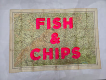 Load image into Gallery viewer, Fish &amp; Chips HERTS &amp; BUCKS 85 x 59 cm - Dave Buonaguidi