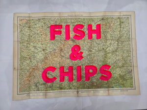 Fish & Chips HERTS & BUCKS 85 x 59 cm - Dave Buonaguidi