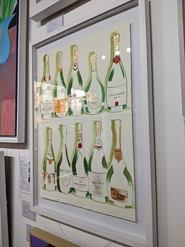 Pam Glew - Champagne Collection - Original on paper