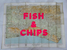 Load image into Gallery viewer, Fish &amp; Chips Brighton &amp; District 105x78cm - Dave Buonaguidi  XL