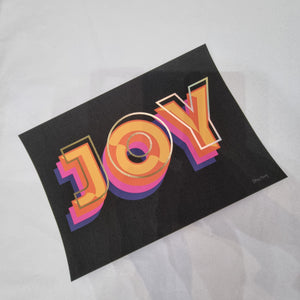 Show Pony - JOY (Gold Foil) - A4 Print