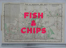 Load image into Gallery viewer, Fish &amp; Chips Brighton and Hove BH1 - Dave Buonaguidi 88x57cm