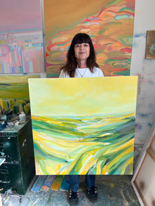 Tiffany Lynch - Dance of Light 91 x 91 cm