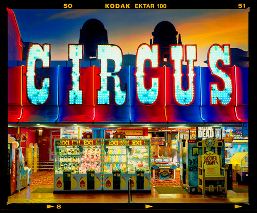 Prize Shop (circus) - Richard Heeps - Black Framed 60x70cm