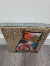Load image into Gallery viewer, Cassette Lord - Smudge Puss  - on Scaffold Board