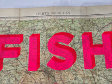Load image into Gallery viewer, Fish &amp; Chips HERTS &amp; BUCKS 85 x 59 cm - Dave Buonaguidi