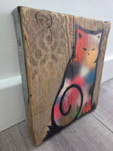 Load image into Gallery viewer, Cassette Lord - Smudge Puss  - on Scaffold Board
