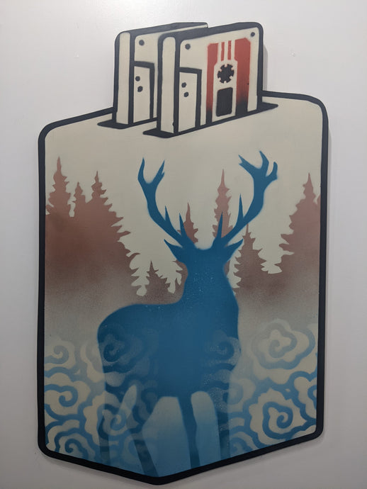 Cassette Lord Cat - Haunted Stag with Cassette