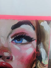 Load image into Gallery viewer, Fragments 70 - Poppy Kettle 5x5cm Oil Painting on wooden block