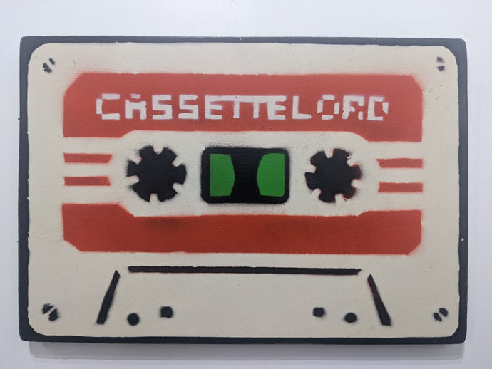 Cassette Lord - A4 red + white original cassette