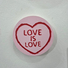 Load image into Gallery viewer, Show Pony - LOVE HEART - 'LOVE IS LOVE' (Pink)