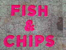 Load image into Gallery viewer, Fish &amp; Chips - London and Thames Valley 87x57.5cm - Dave Buonaguidi