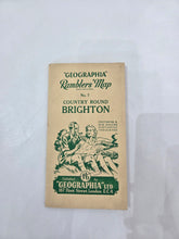 Load image into Gallery viewer, Fish &amp; Chips - Brighton Ramblers Map Small 50.5x38cm - Dave Buonaguidi