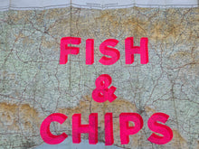 Load image into Gallery viewer, Fish &amp; Chips Brighton &amp; District 105x78cm - Dave Buonaguidi  XL
