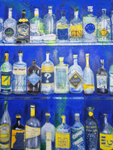 Load image into Gallery viewer, Pam Glew - Gin Bar BLUE - Original 100cm