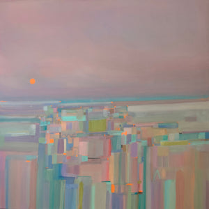 Tiffany Lynch - Rose Tequila Sky 91 x 91 cm
