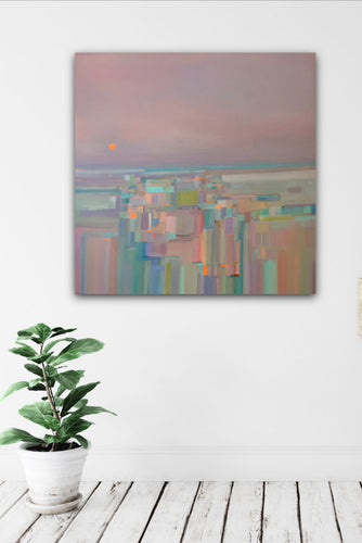 Tiffany Lynch - Rose Tequila Sky 91 x 91 cm