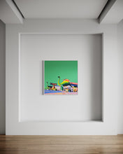 Load image into Gallery viewer, Ruth Mulvie - Route 66 - Oil &amp; Acrylic on Canvas 90x90cm