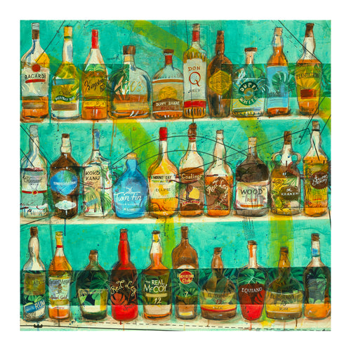 Pam Glew - Rum Bar - Print Small - 40x40cm