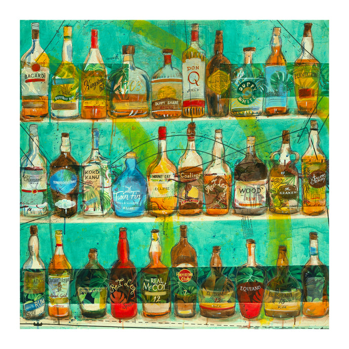 Pam Glew - Rum Bar - 70cm print