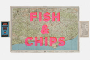 Fish & Chips Sussex 83x57cm S10 - Dave Buonaguidi