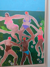 Load image into Gallery viewer, 'Seven Sisters' acrylic &amp; pencil on Canvas by Debbie Lawrence