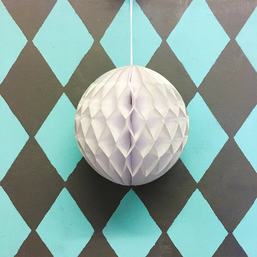 Petra Boase Paper ball Christmas decoration white