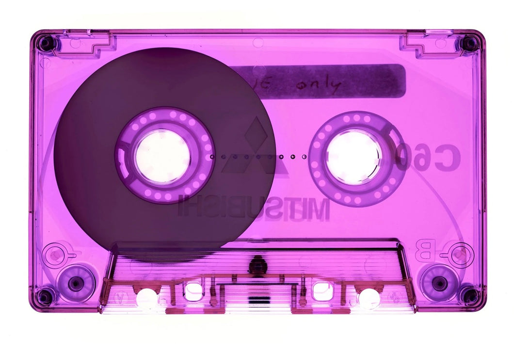 Heidler & Heeps - Tape Collection ‘Side One Only (pink)’ 55 x 77cm