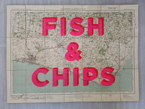 Dave Buonaguidi - Fish & Chips - Screenprint No 24-27