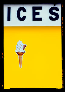 Ices Yellow - Richard Heeps- Large - Black Frame 77x60cm -25/25