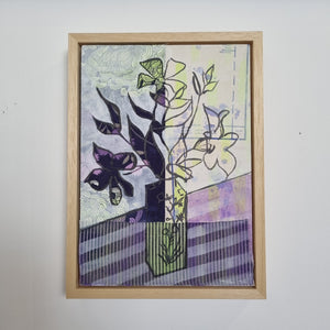 Pam Glew - Periwinkle - Original Framed