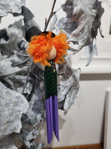 Mad Hatter Fairy Peg Doll - Pam Glew