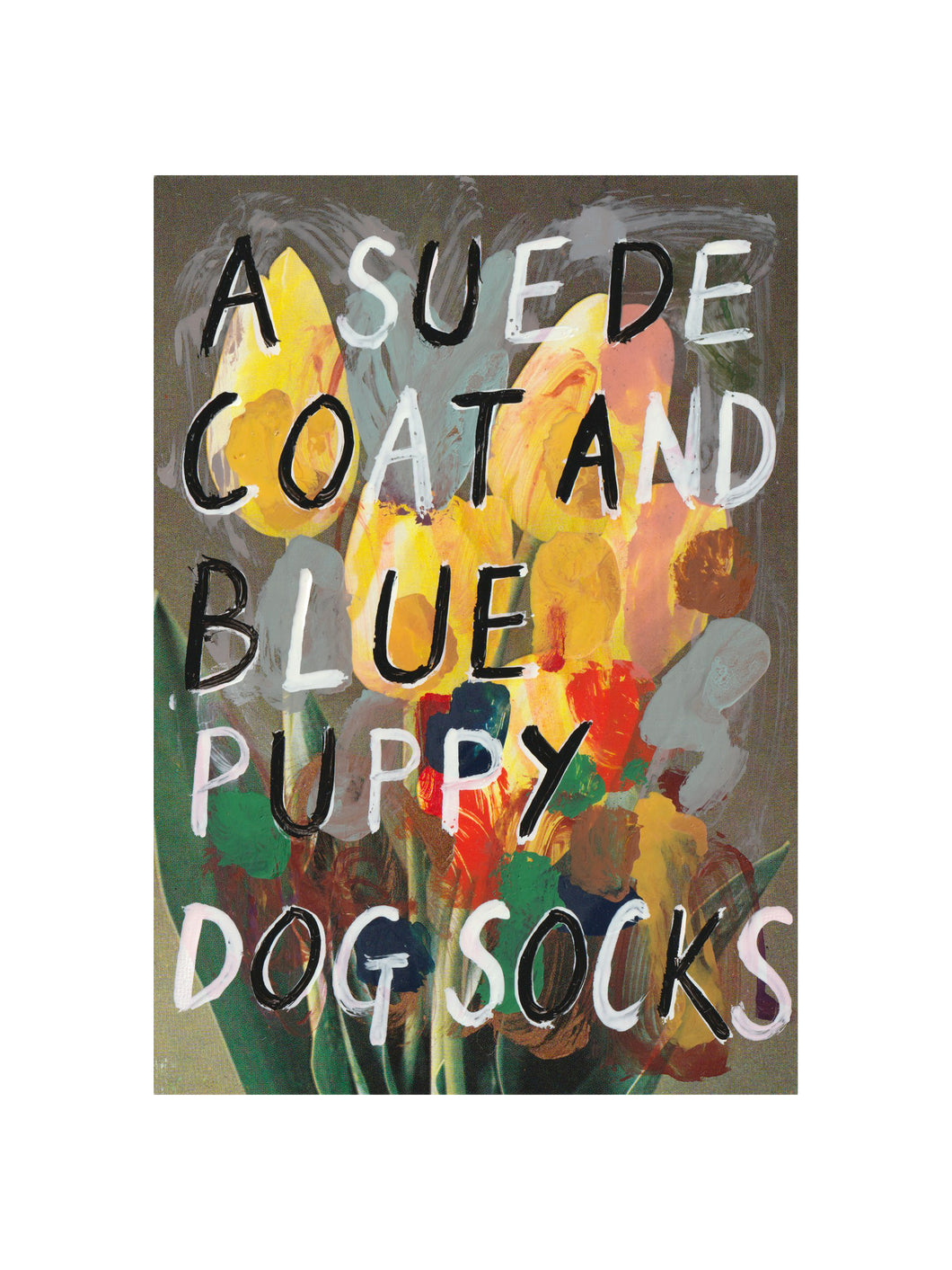 Adam Bridgland -A Suede Coat and Blue Puppy Dog Socks - Original Postcard