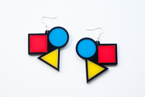 Bauhaus contemporary earrings Designosaur