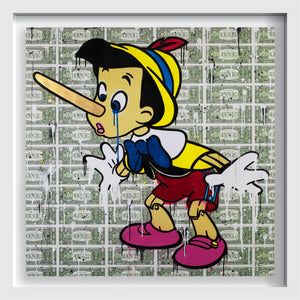 Ben Allen - Monster Pinocchio Original Painting