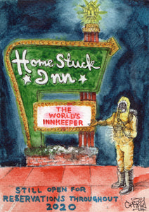 Chum101 Original Postcard:  Home Stuck Inn