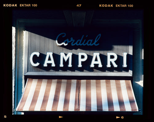 Cordial Campari, Milan  - Richard Heeps Framed - Medium 67x77cm
