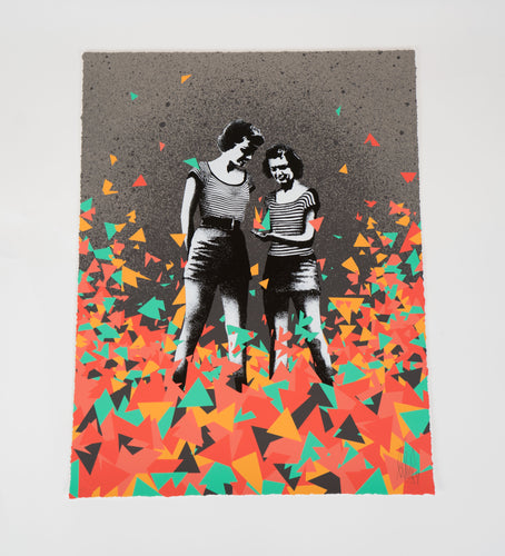 Lee Eelus - Cosmic Flotsam Screen print unframed