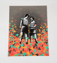 Load image into Gallery viewer, Lee Eelus - Cosmic Flotsam Screen print Framed