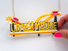 Load image into Gallery viewer, Crazy Mouse necklace by Designosaur