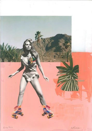 Liz Pounsett - Funky Town print unframed