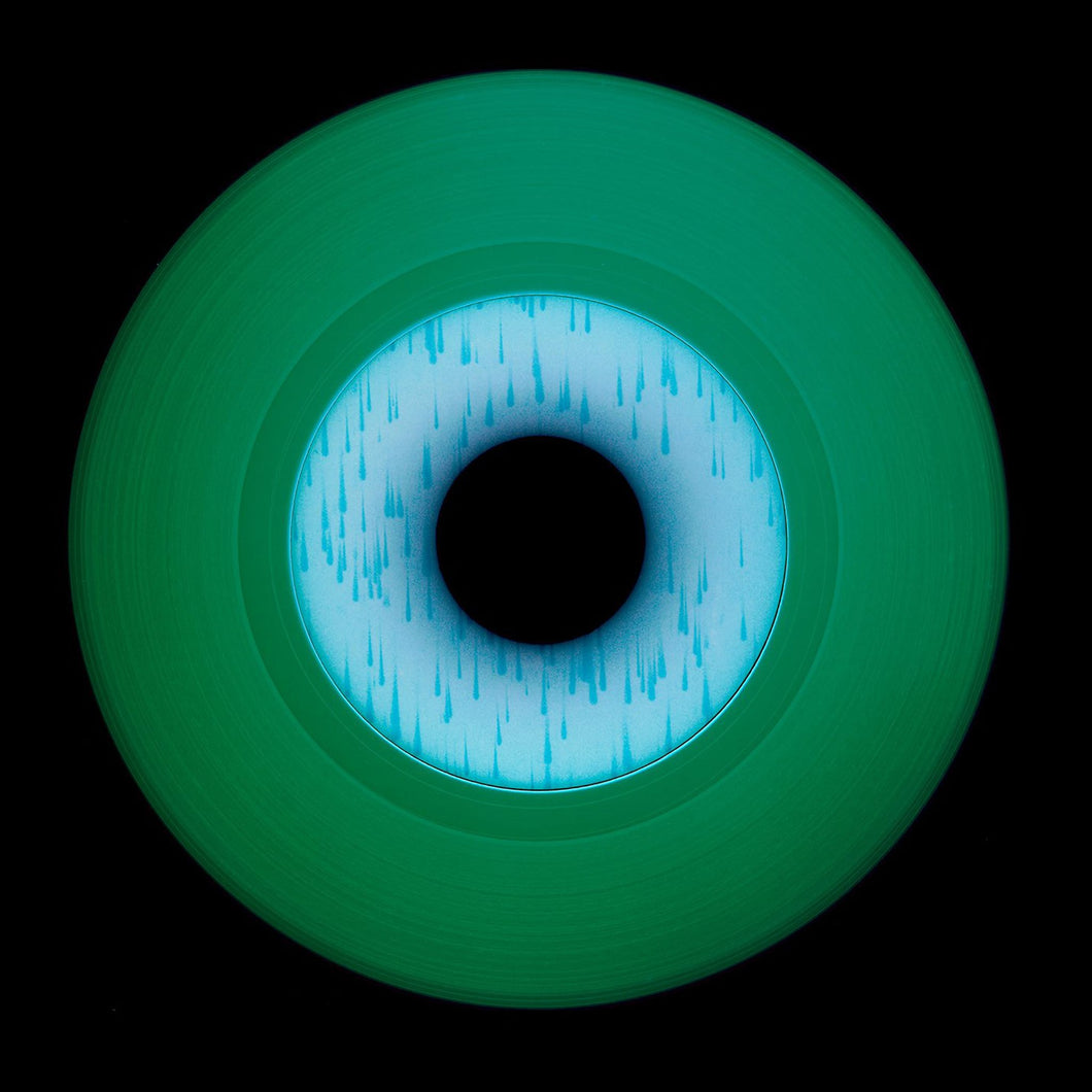 Heidler & Heeps Vinyl Collection - ‘Other Side Green’ LARGE Black Frame